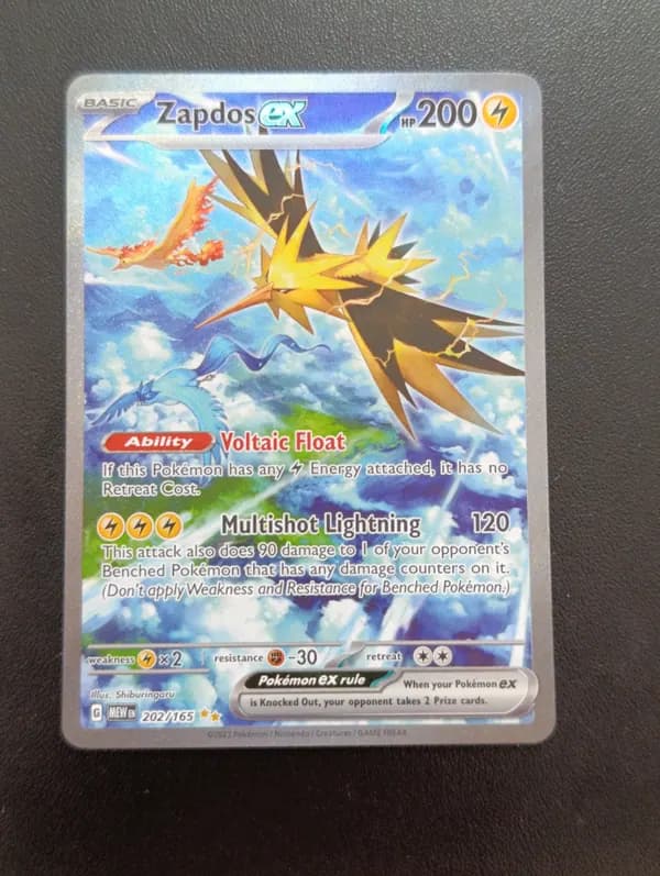 Zapdos EX Mew202 NM image 1