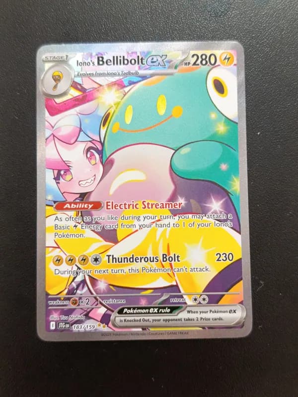 Iono's Bellibolt EX JTG183 NM image 1