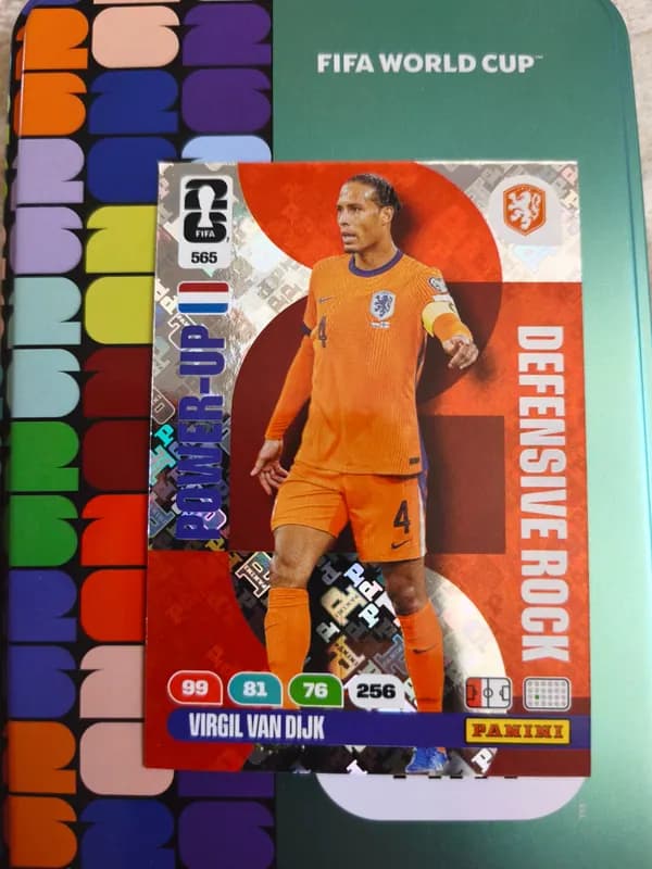 Virgil Van Dijk World Cup Card