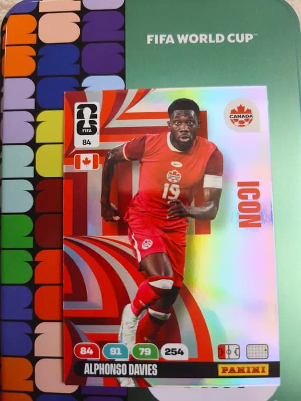 Alphonso Davies World Cup Card
