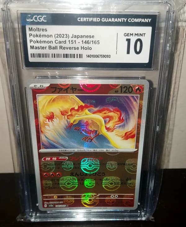 🔥 CGC GEM MINT 10 Moltres