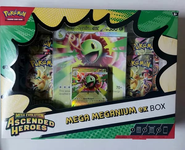 Ascended heroes Mega Meganium ex box