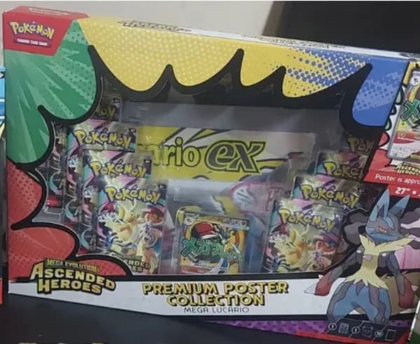 Pokémon Ascended Heroes: Premium Poster Collection - Mega Lucario ex