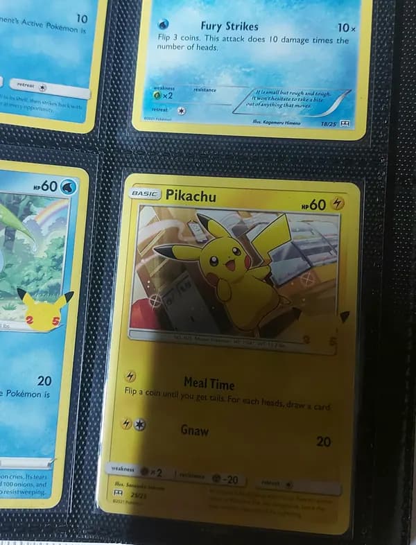 25th anniversary lot: Charmander, Squirtle, Pikachu image 4