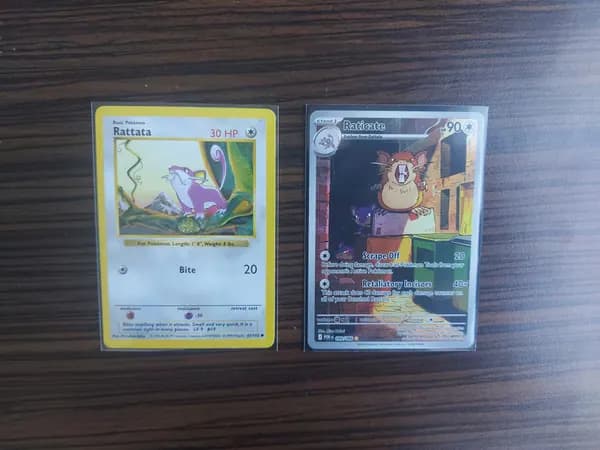 Shadowless Rattata & Raticate Fullart