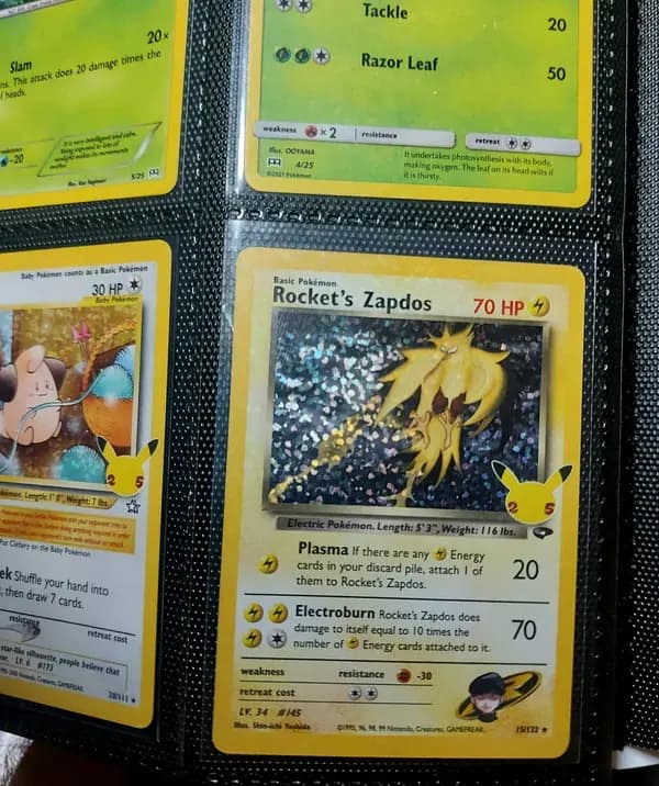 Rocket's Zaptos: 25th anniversary lot + 100 cards
