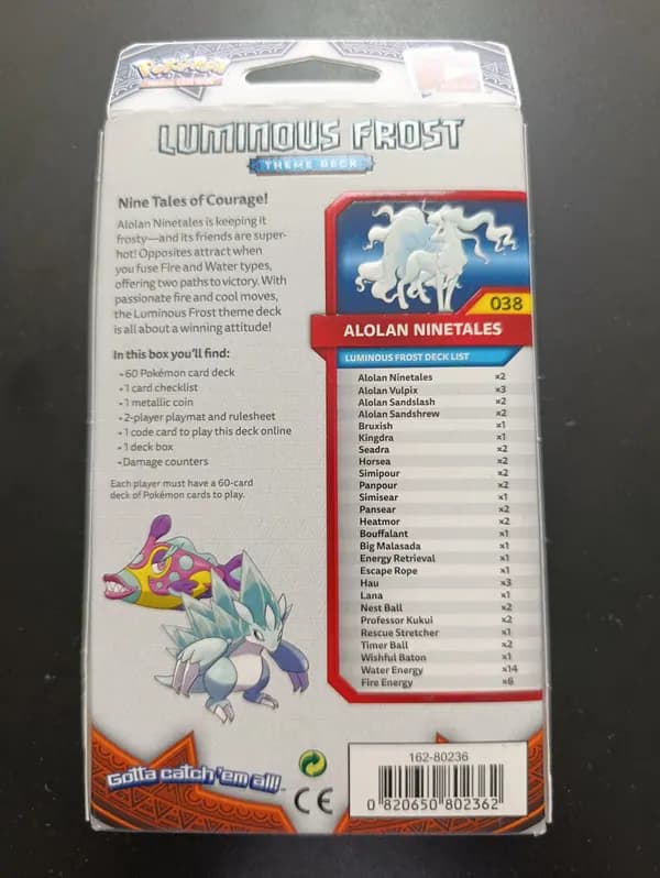 Burning Shadows Alolan Ninetales Theme Deck image 5
