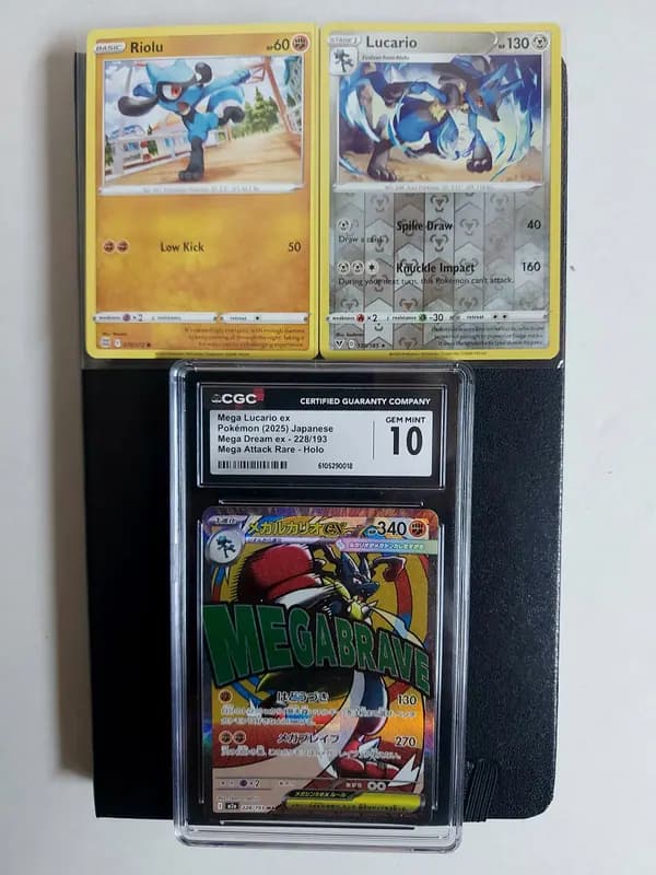 CGC 10 Mega Lucario Ex Lot