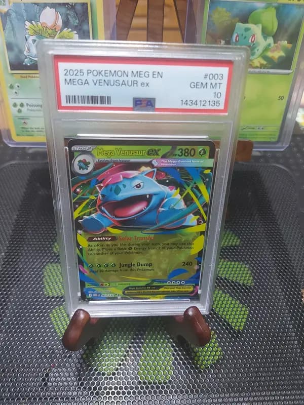 🔥Mega Venusaur EX PSA 10, Vintage Ivysaur & Promo Bulbasaur🔥 image 5