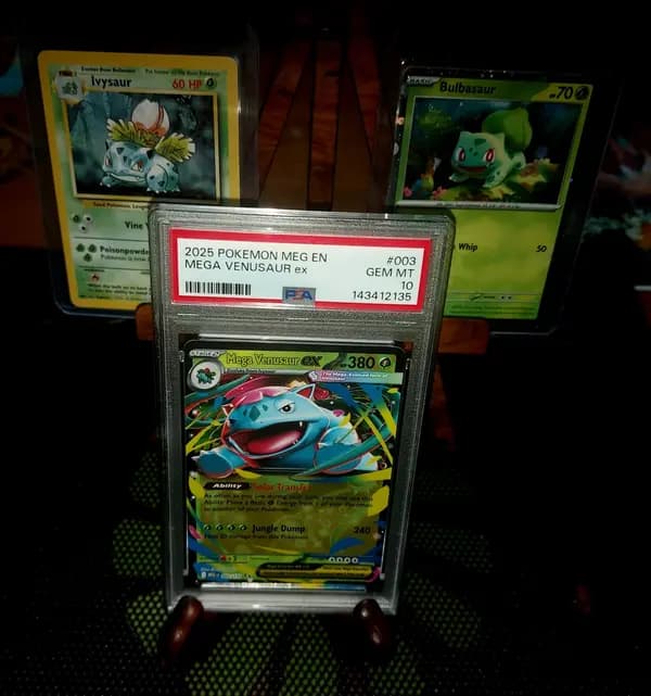 🔥Mega Venusaur EX PSA 10, Vintage Ivysaur & Promo Bulbasaur🔥 image 6