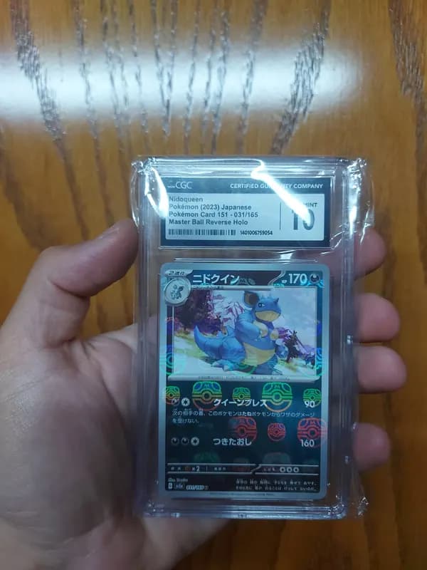 CGC 10 Nidoqueen Masterball Reverse Holo