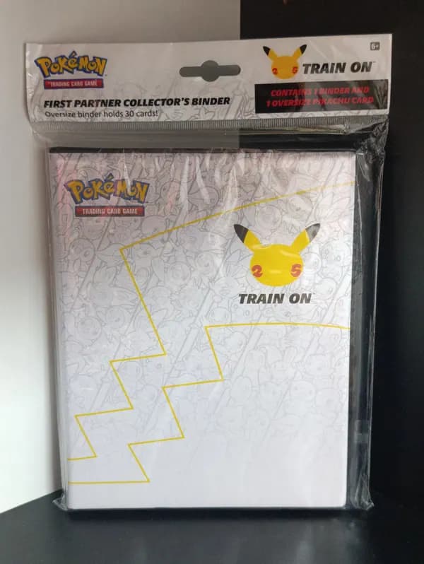 First Partner 25th Celebration Binder sealed with Promo Pikachu image 2