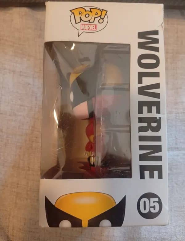Funko POP Marvel Universe 05 Wolverine Brown Suit (Rare) image 3