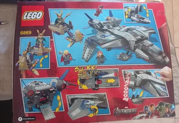 Lego Quinjet Aerial Battle (6869), Retired 2013, New in Box (factory sealed) image 1