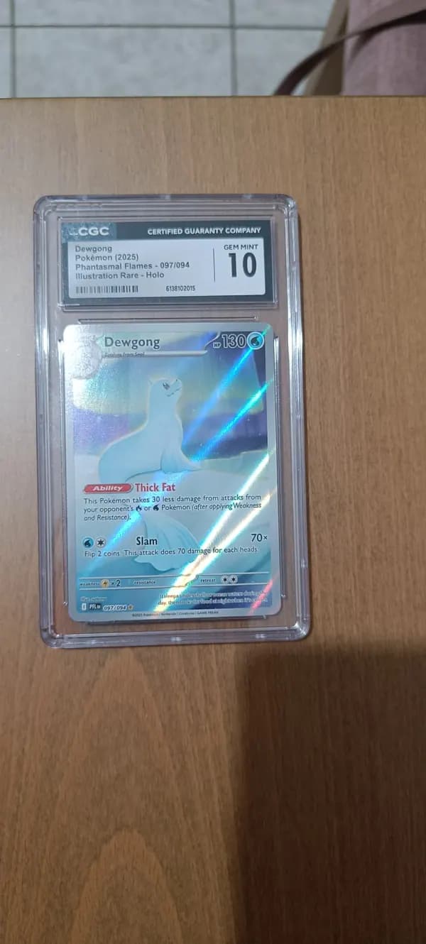 Dewgong PFL Cgc 10 image 1