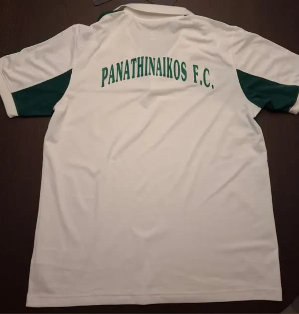 T shirt from the 90s panathinaikos x adidas singed by 4 players image 6