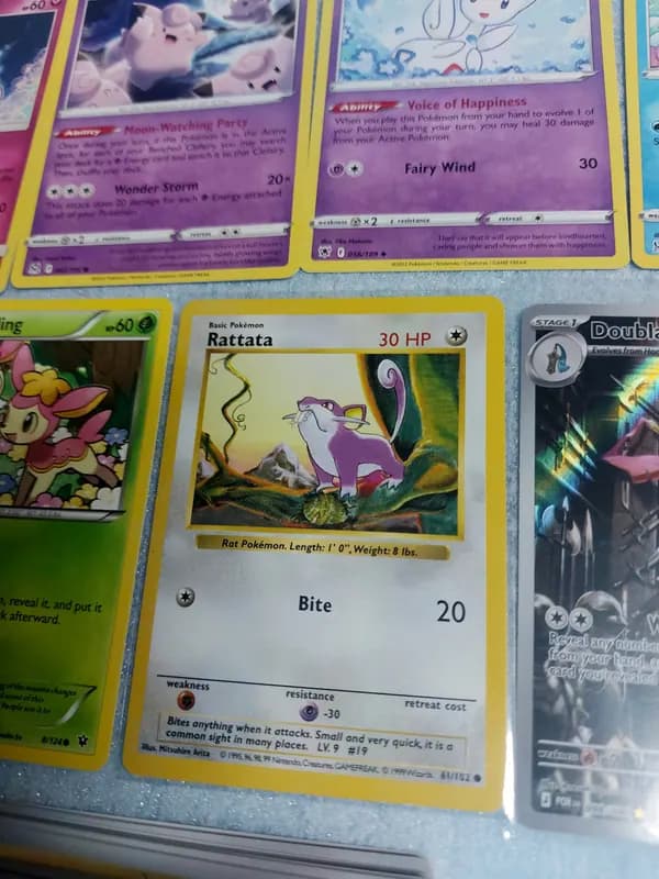 Shadowless Rattata lot (x100 cards) image 2