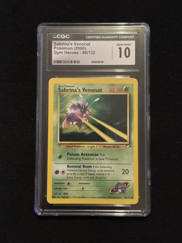 Sabrina's Venonat (GH 96) CGC 10 image 1
