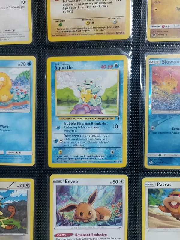 Base set squirtle lot image 1