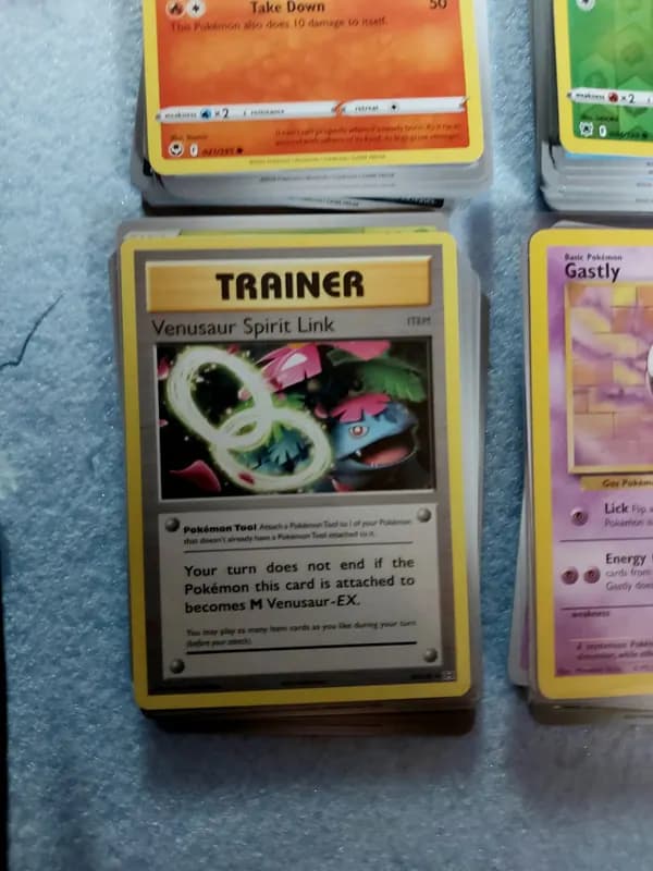 🐚Fossil Gastly and Kabuto. Venusaur spirit link + bonus full art promo image 6