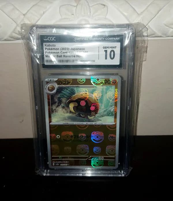 CGC10 Kabuto King Masterball Reverse Holo