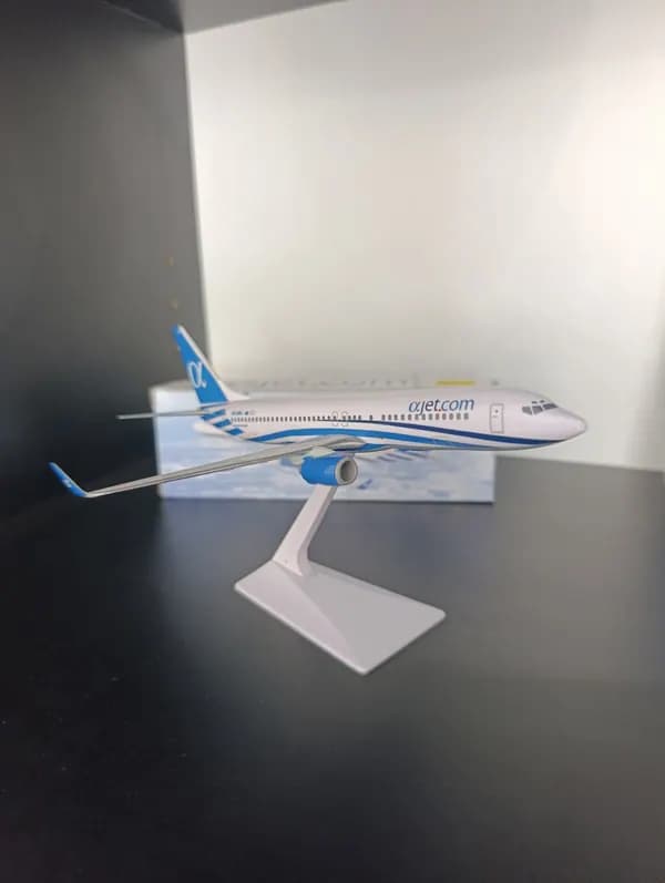 1:200 Ajet Ex-Helios plastic model Airplane Boeing 737-800 image 1