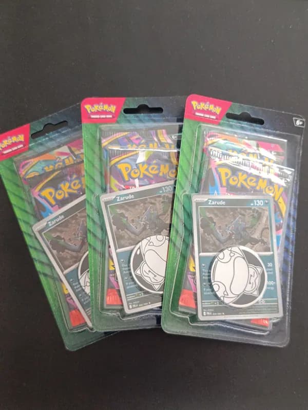 Lot 3 Zarude Blister Sealed