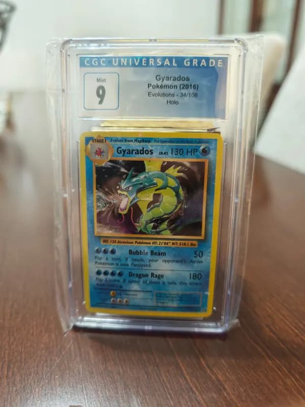 Gyarados 34/108 Evolutions 2016 CGC 9.0