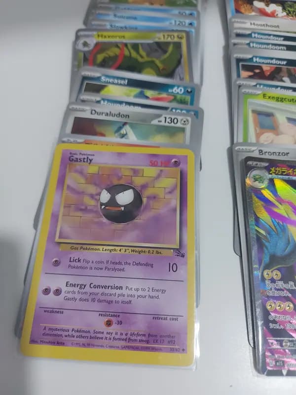 Vintage Gastly, golden teal mask ogerpon, ninetales, fullarts image 3