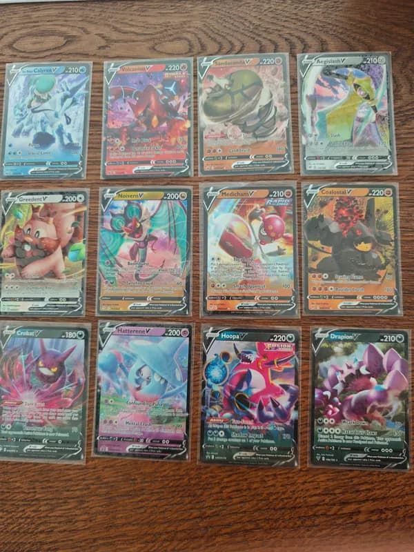 Lot of Raw Pokemon Cards V ART (12 cards)