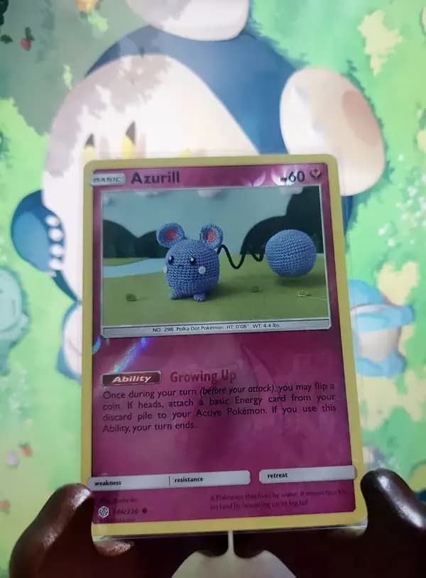 Sharpedo and Azurill reverse holos back from 2019 image 2