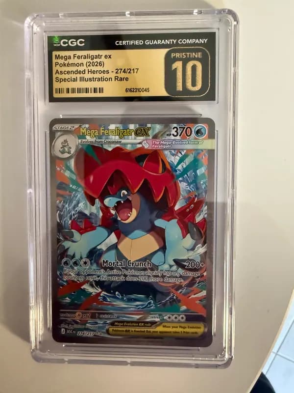 GRADED MEGA FERALIGATR EX