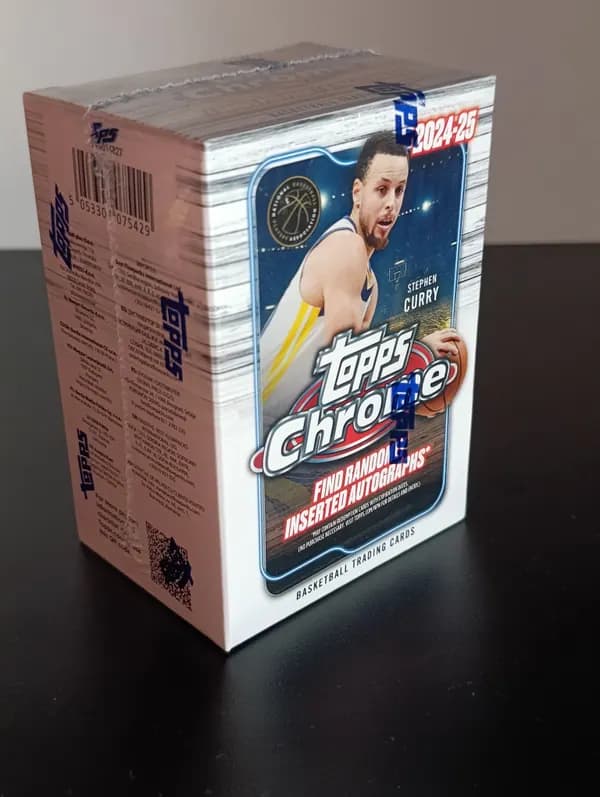 24-25 Basketball Topps Chrome Blaster Box image 3