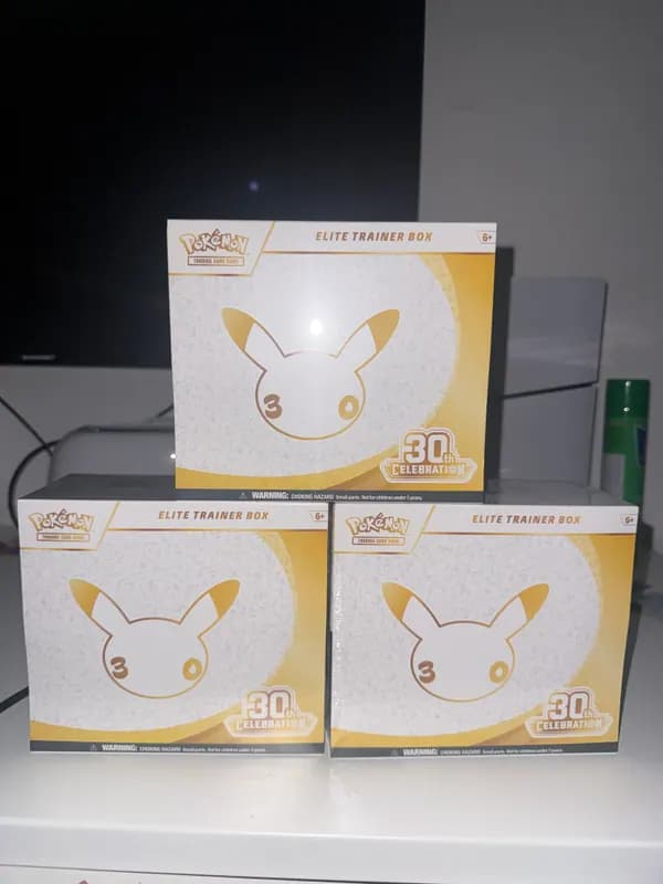 3 etbs 30th anniversary mint sealed