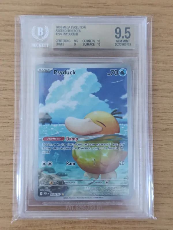 BGS 9.5 Psyduck ASC from ascended heroes image 1