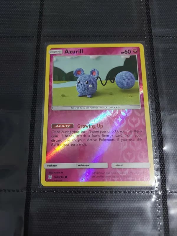 Azurill 2019 reverse holo 146/236 - Cosmic Eclipse set image 4