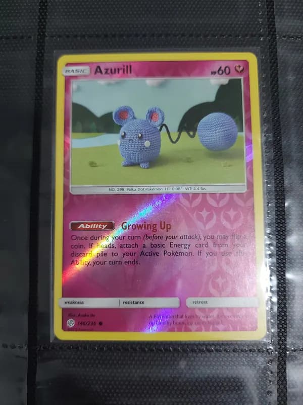 Azurill 2019 reverse holo 146/236 - Cosmic Eclipse set