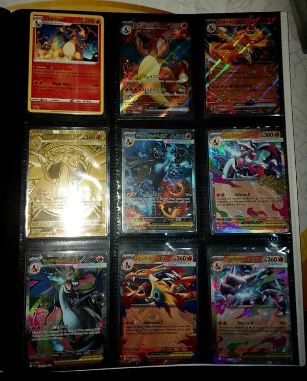 🔥A binder page full of zards🔥 image 7