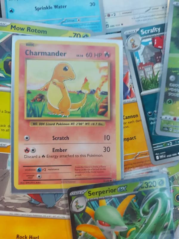 🔥Vintage Charmander lot: Fullart, ex, retro, vintage (×100 cards) image 2