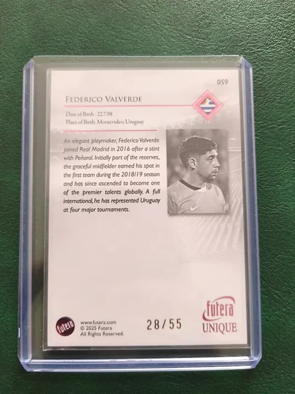 Federico Valverde 28/55 future unique! image 2