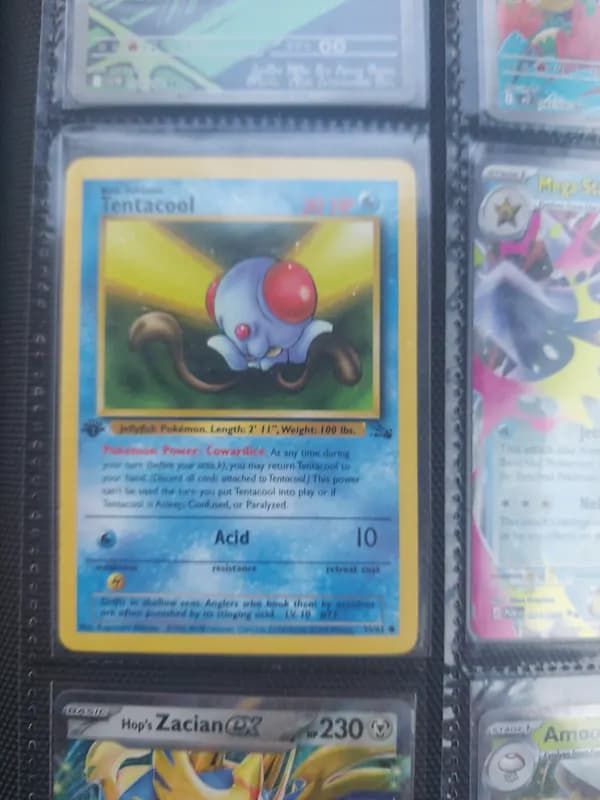 🔥1st edition Tentacool lot: Fullarts, ex, vintage (x18 cards)