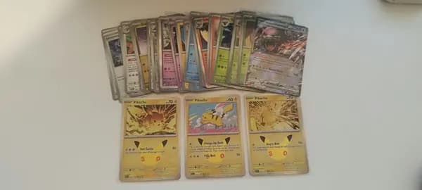 3x Pikachu 30th Anniversary + Bulk Twilight Masquerade (29 cards) image 2