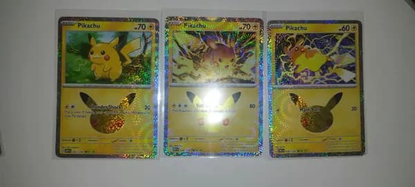 3x Pikachu 30th Anniversary & 60+ Bulk various sets image 2