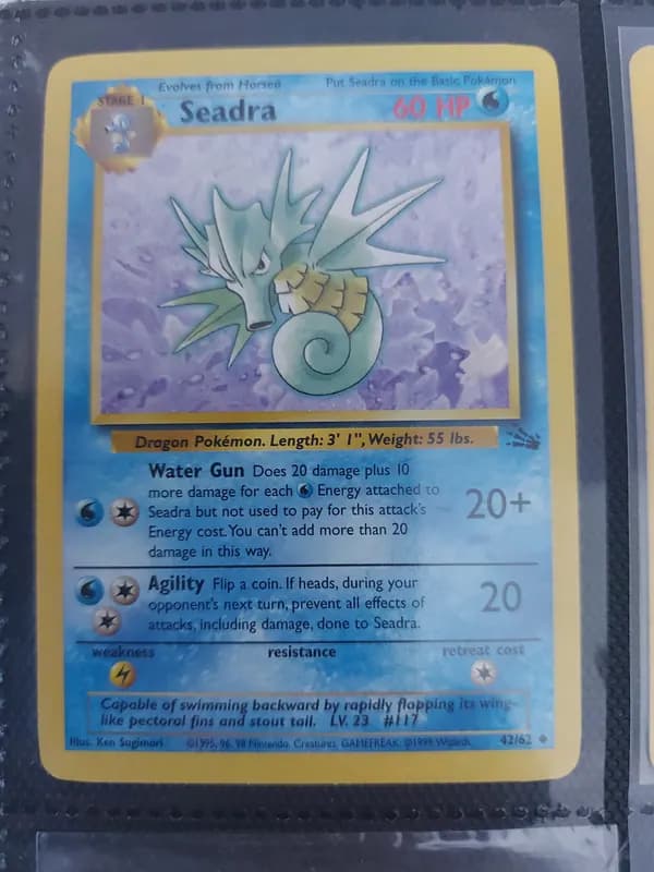 🔥 2 binder pages full of Vintage Pokemon image 7