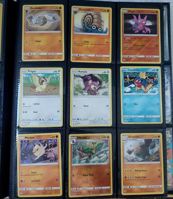 🔥 2 binder pages full of Vintage Pokemon image 8