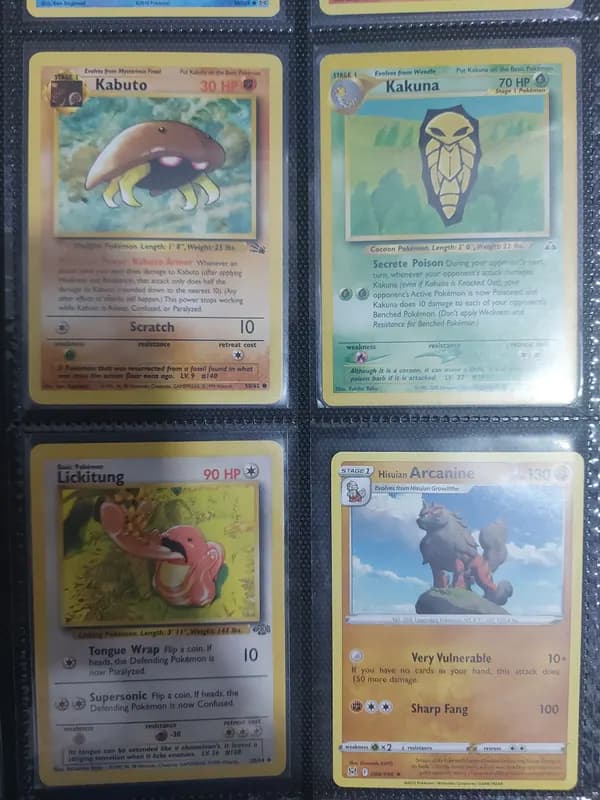 🐚Base set - Fossil vintage post (x18 cards) image 3