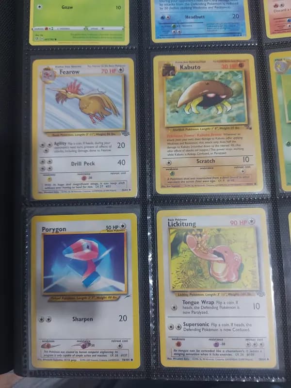 🐚Base set - Fossil vintage post (x18 cards) image 4
